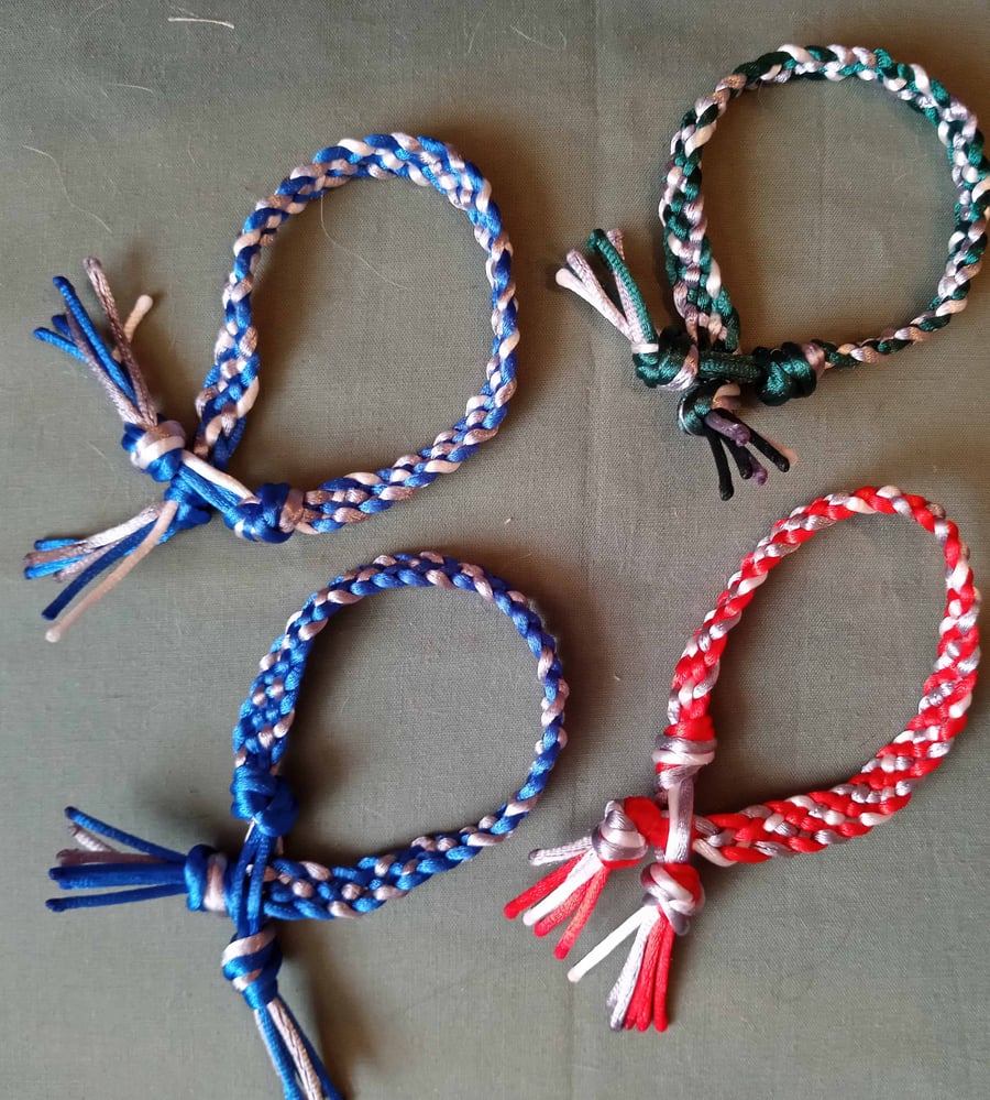 Friendship How To Tie Off A Braided Bracelet Adjustable Loop