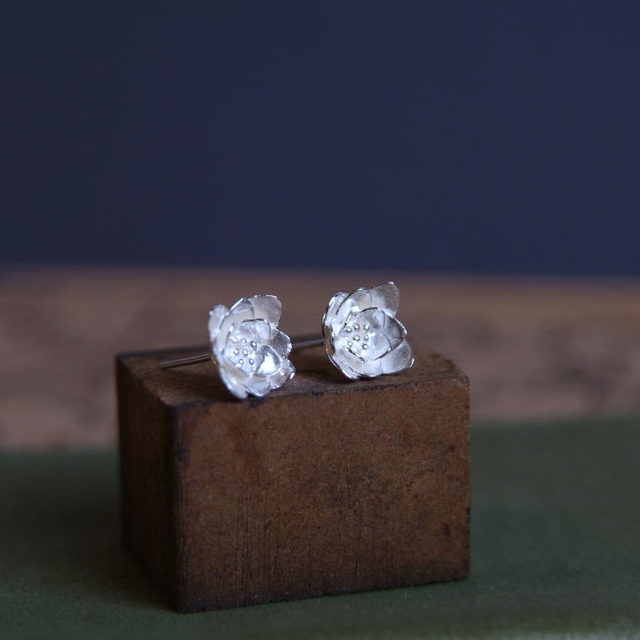 Blossom Earrings - Flower Stud Earrings - Floral Jewellery - Gift for Her