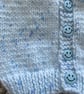 14" Baby Blue V Neck Cardigan - Image 2