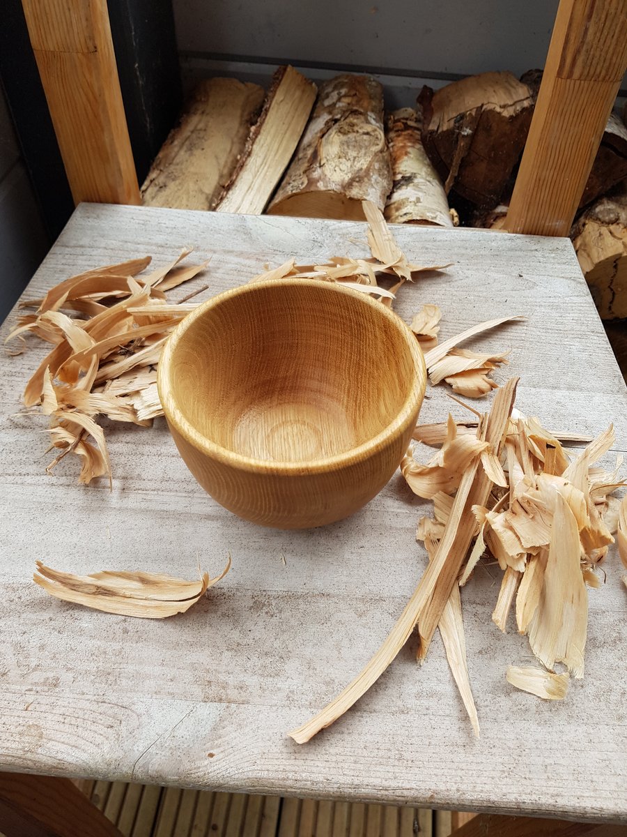 Oak bowl