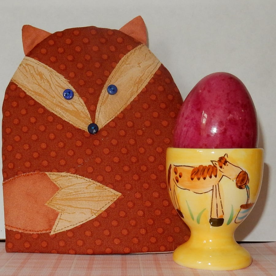 Egg Cosy fox