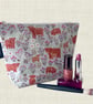 Makeup bags highland cows and thistles - Image 1