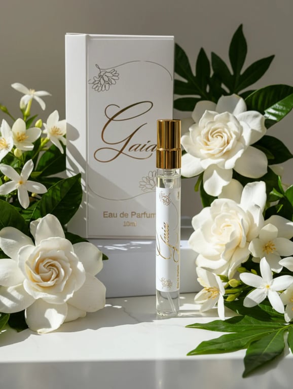 Gaia Luxury Bridal Perfume - White Floral Wedding Day Fragrance - Gardenia
