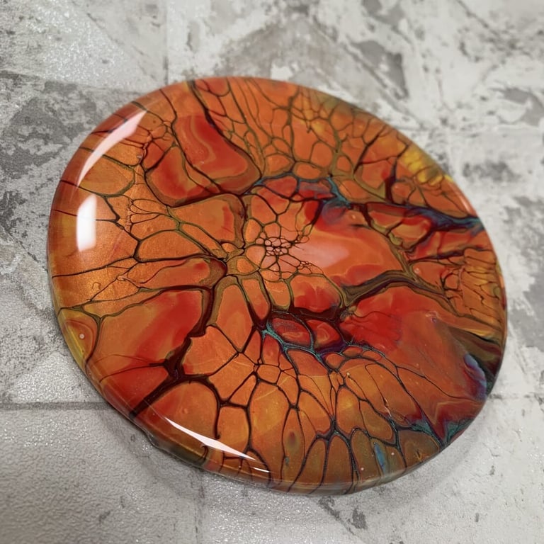 Handcrafted Fluid Art Resin Coasters - made to order