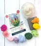 The Crafty Kit Company 'Cottage Garden Egg' Needle Felting Kit - Image 3
