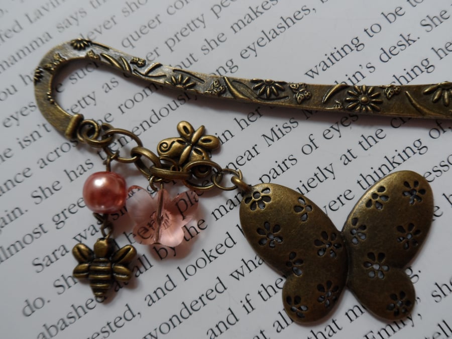 Bronze Butterfly Bookmark.