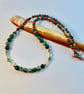 Moss Agate & Red Jasper Necklace, Birthday, Anniversary, Gifts For Her - Image 5