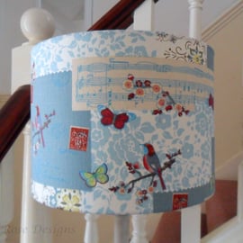 Birds and Butterflies lampshade. 