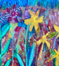 Spring Garden Daffodils, original painting - Image 2