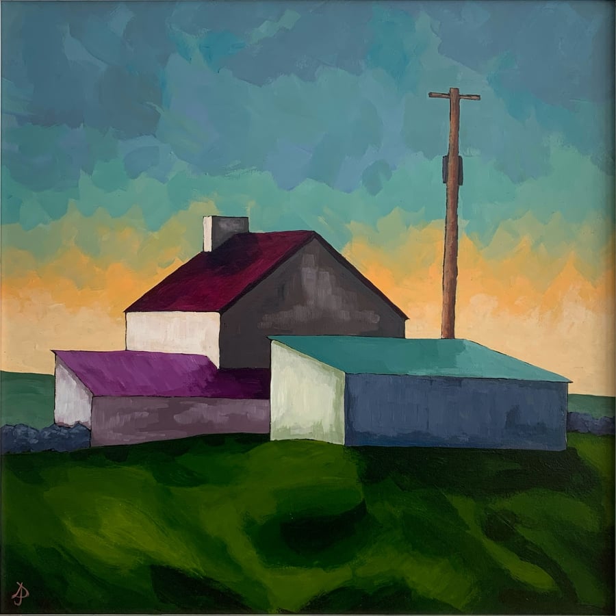 Ettersgill Farms - Original acrylic painting 