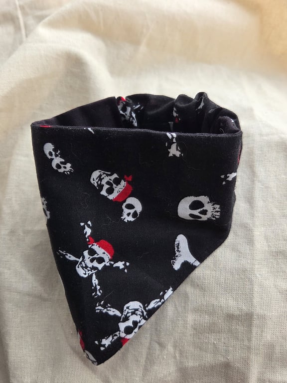 Elasticated slip-on Dog Bandana - Size S