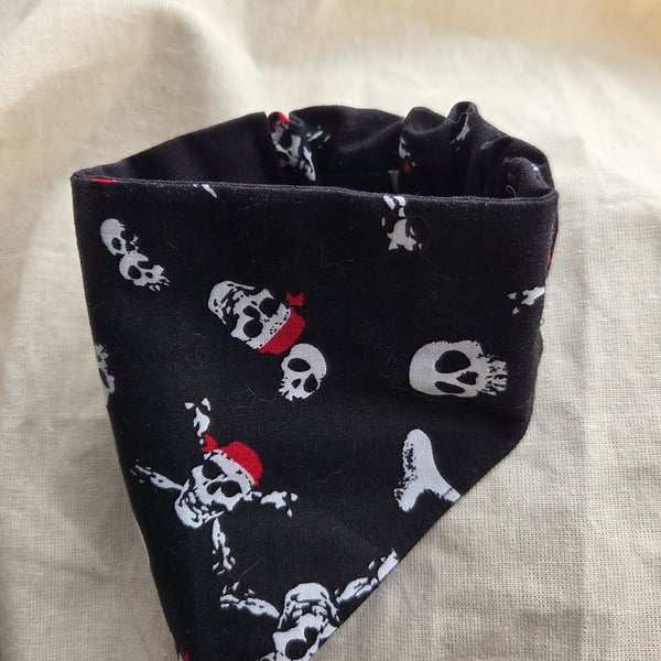 Elasticated slip-on Dog Bandana - Size S