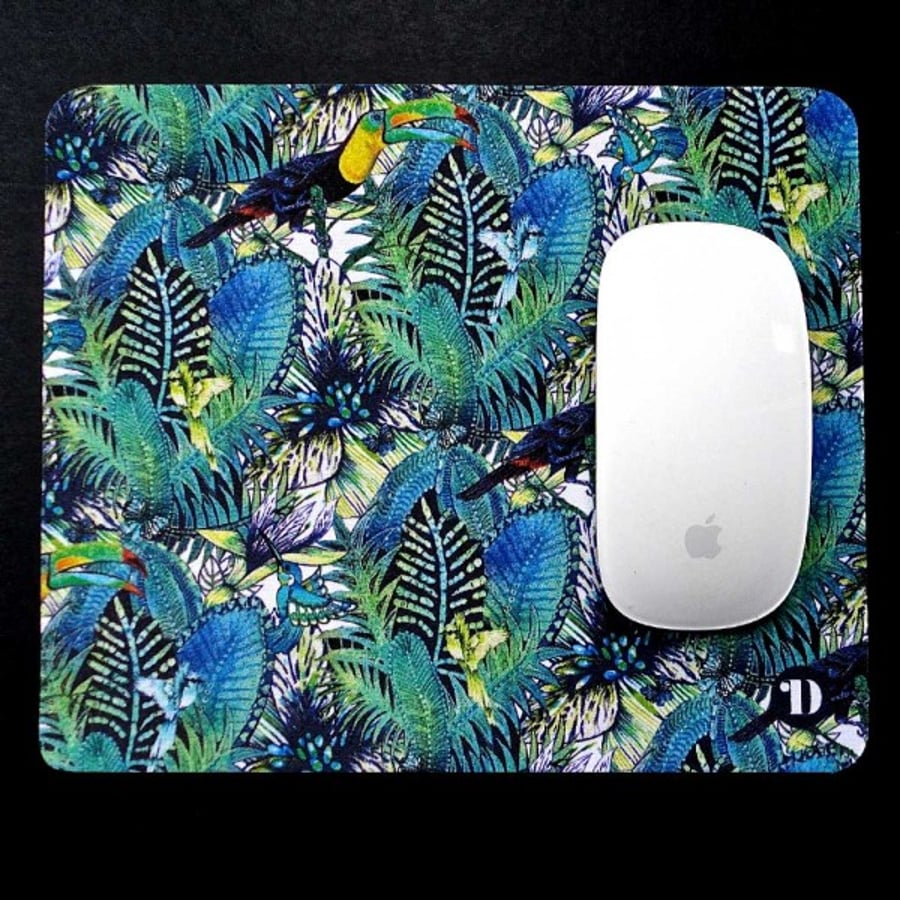 Tropical Forest and Toucan Mouse Mat