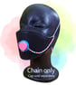 Pansexual pride SIP valve keeper - CHAIN ONLY