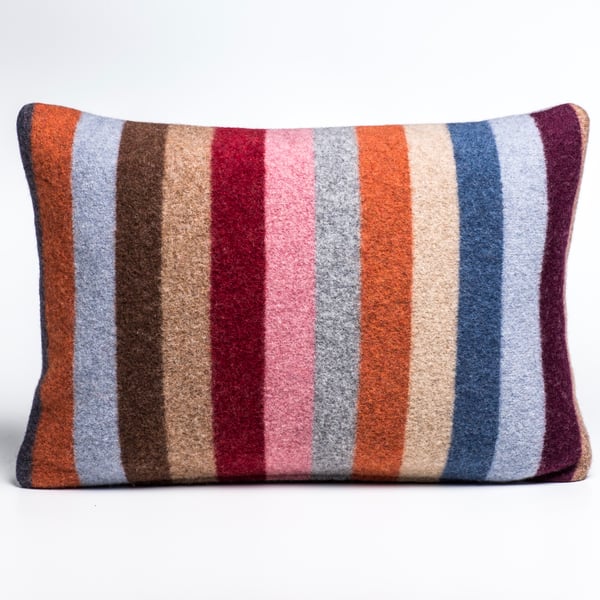 Large 100 % Felted Merino Lambswool Cushion