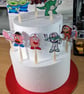 Birthday Cake Toppers Toy Story – Set of 8  Kids Party Decoratio
