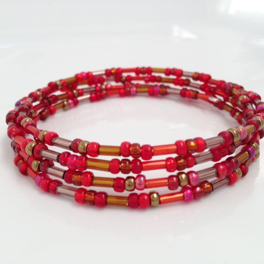 Magma Memory Wire Bracelet