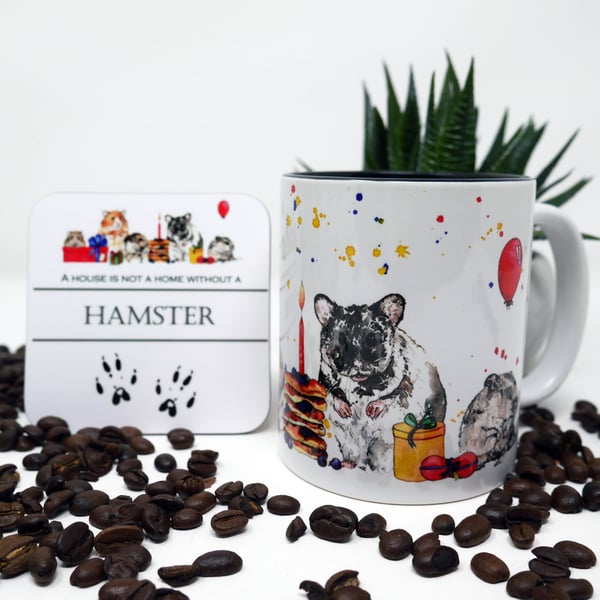 Hamster Mug, Hamsters, Syrian, Roborovski, Dwarf, Chinese, Hamster Lover