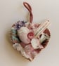 Handmade Love Token Fabric Hearts  - Image 9