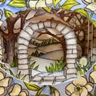 Hand painted 3D greetings card