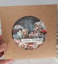 Handmade Fairy Birthday Card with Pop Up Inside (129) 3D Floral Card - 14x14cm. - Image 3