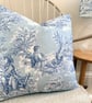 Esme Toile Wedgewood Blue Cushion – Square Cushion Cover