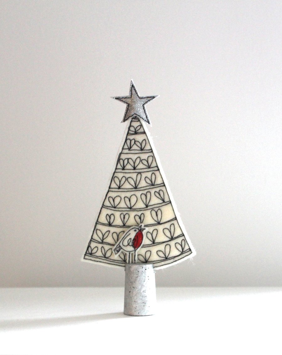 Special Order for Jenny - Wool Felt Christmas Trees 