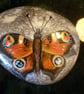 Hand painted rock butterfly - Image 1