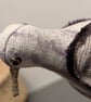 Wading bird inspired fabric sculpture ornament decoration  - Image 3