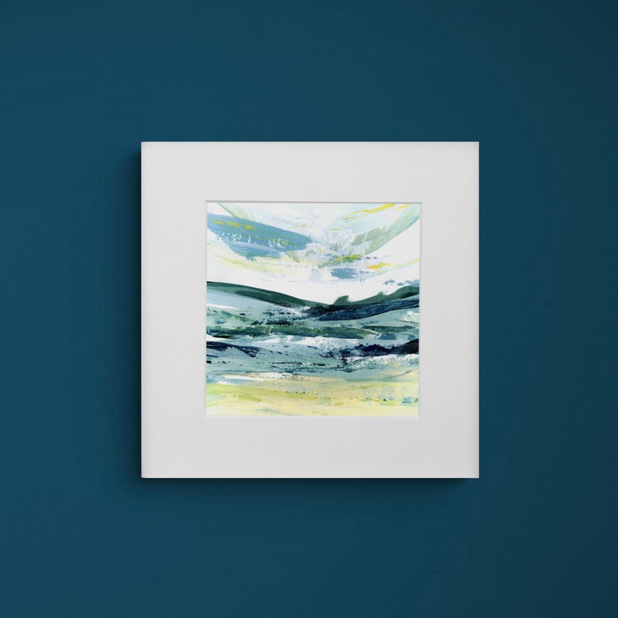 ‘An Easy Breezy Day’ Mini Mounted Seascape Print
