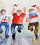 Football Fans celebrating - Image 1
