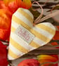 AUTUMN MINI HEART - yellow, orange, red, padded - Image 3