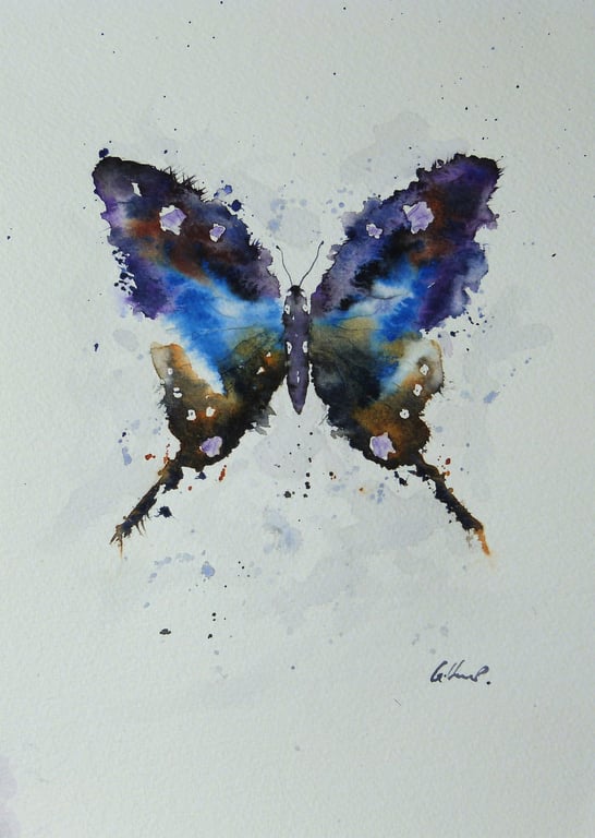 Butterfly, Original Watercolour Painting.
