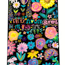 Every Flower Blooms in its Own Time Original Canvas