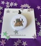 Pumpkin Cat Badge - Image 1