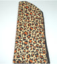 Leopard Print Glasses Case Sleeve Soft Animal Black Brown - Image 5