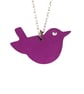 Anodised aluminium, Tiny Wren necklace - Image 2