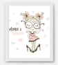 Fashion girl wall prints, Little fashionista wall art, girls room wall decor - Image 7