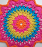 colourful crochet mandala doily - Image 7