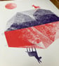 Special Donkey Boulder 2-colour A3 screen-print - Image 6