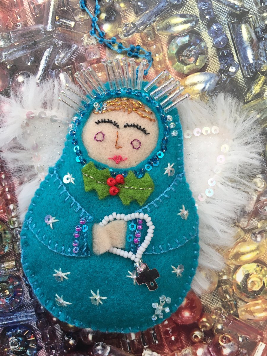 Felt Angel decoration