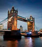 Tower Bridge River Thames England UK 18"x12" Print - Image 1