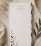 Celestial Notepad - Shopping List Pad (Optional Magnetic Backing)