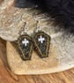 Gothic inspired Halloween coffin earrings - Image 4
