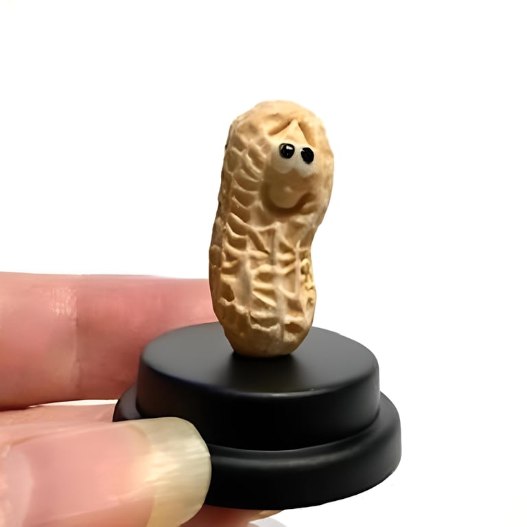 Pet Monkey nut, Peanut pet, Vegan gift, Vegetarian gift, Novelty gift, Cute gift