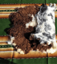 Pure wool rug Hand-Felted Jacob wool - Image 3
