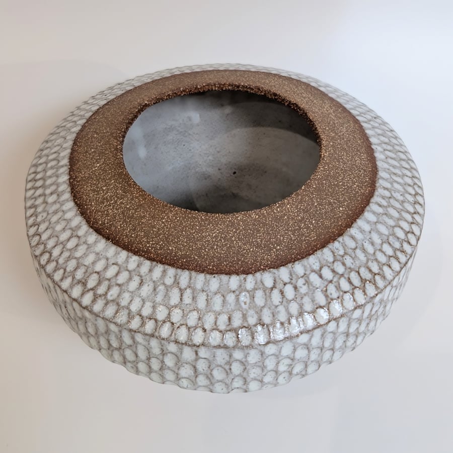 Coiled decorative bowl