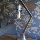 A handmade stylish lamp perfect for mood lighting a room