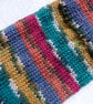Hand-cranked Knitted Ribbed Wool Socks Size 4 to 5 - Image 3