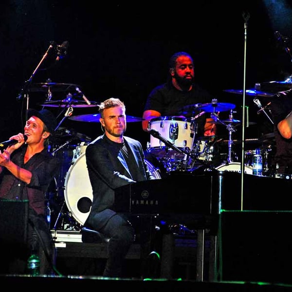 Take That Performing Live In Concert Photograph Print